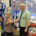 Co-op Ilminster Presentation of cheque