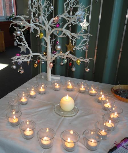Candle Lighting Christmas 2014